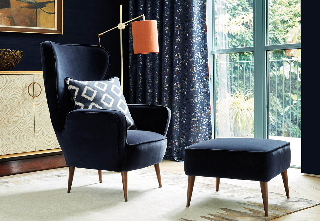 Ткань James Hare Beauchamp velvet 8308/13