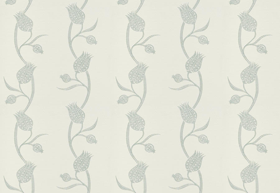 Ткань Stroheim Matelasses & Quilts TulipaExoticis/Glacier