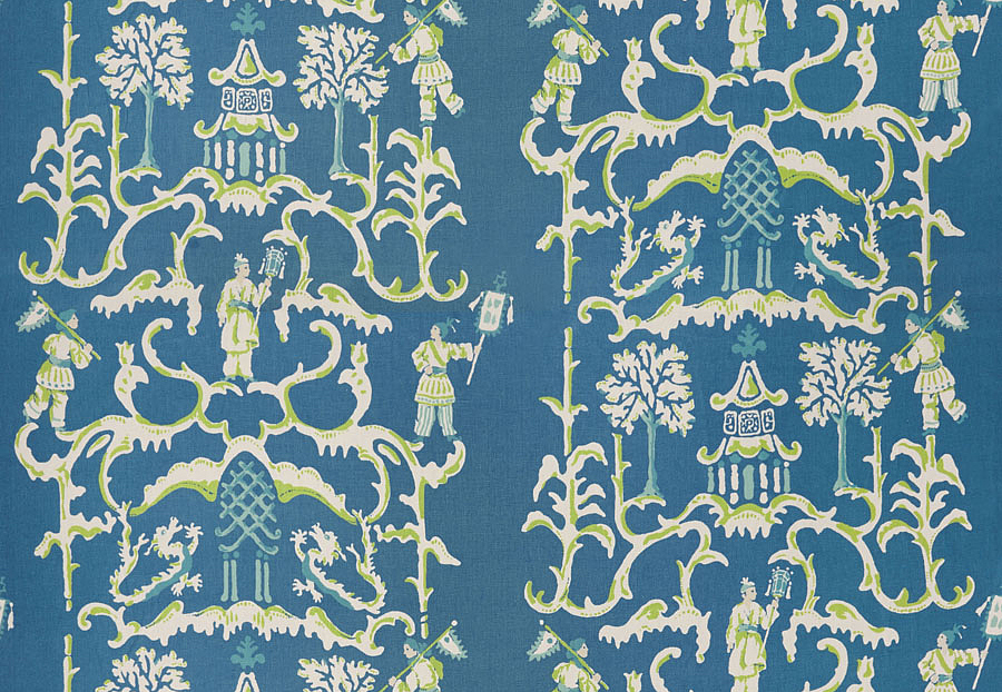 Ткань Stroheim Dana Gibson Prints II Folly/Peacock