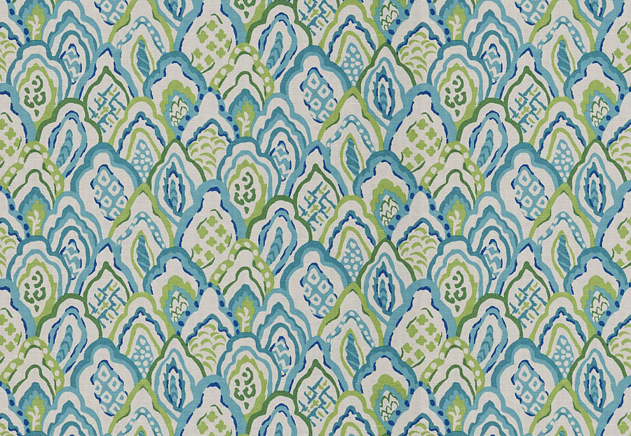Ткань Stroheim Dana Gibson Prints II Taj/Peacock