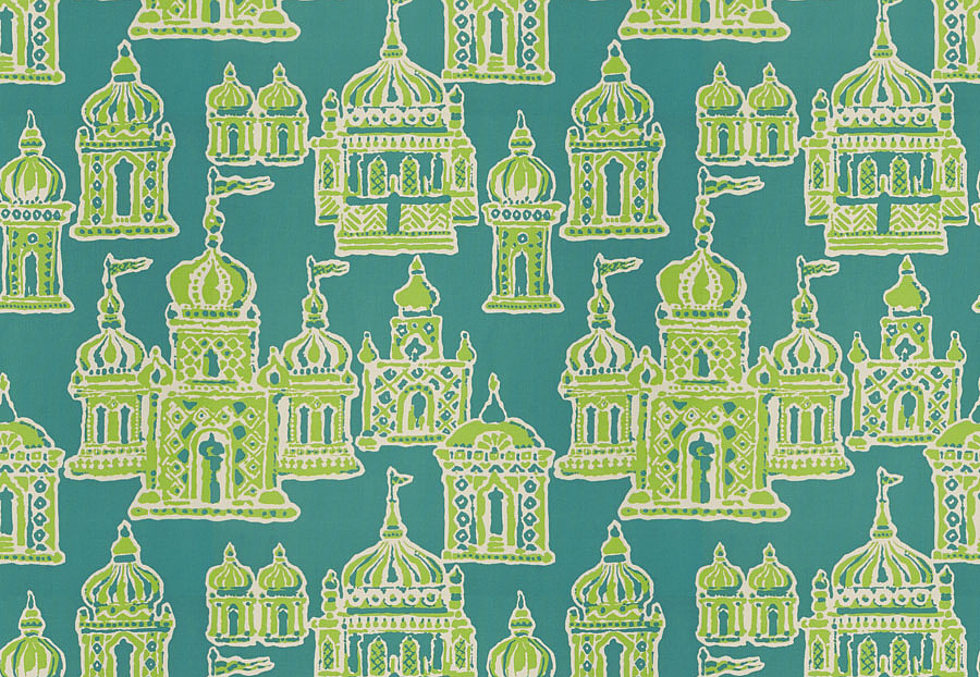 Ткань Stroheim Dana Gibson Prints II Occidental/Peacock