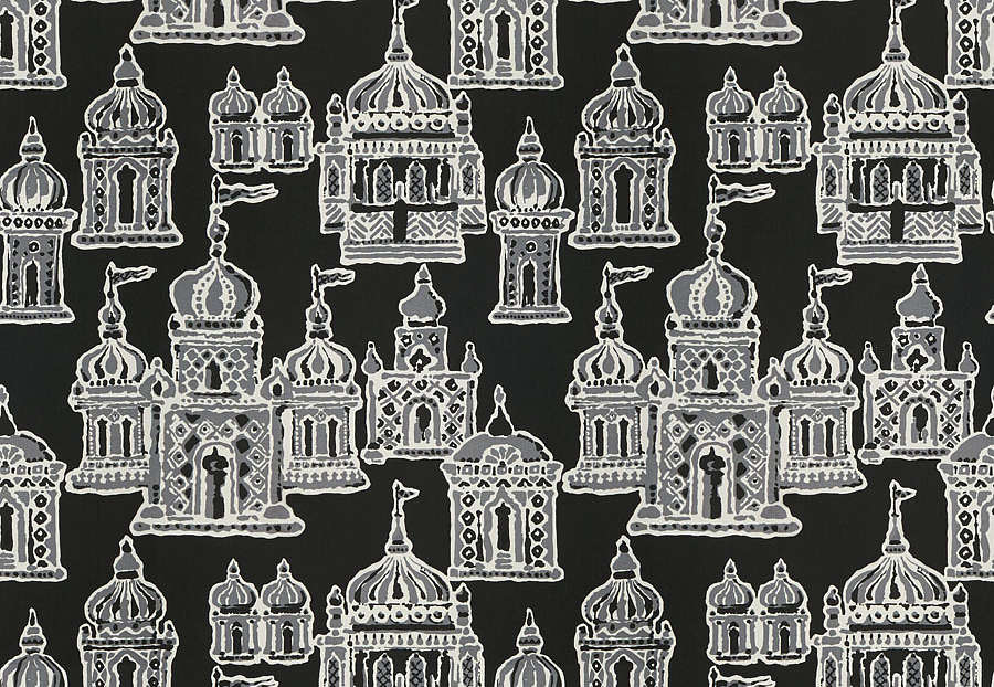 Ткань Stroheim Dana Gibson Prints II Occidental/Pitch