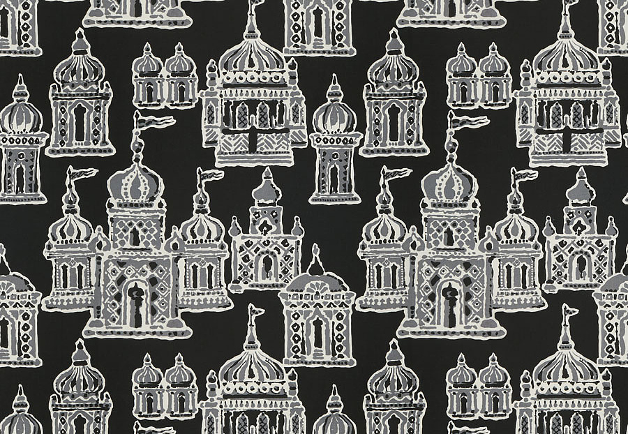 Ткань Stroheim Dana Gibson Prints II Occidental/Pitch