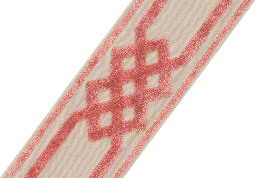 Ткань Stroheim Gouache Diamond Hexagon/Coral