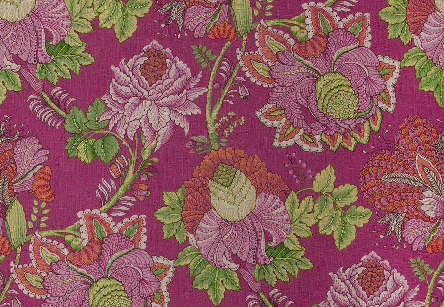 Ткань Stroheim Jardin Nautefort/Flamingo