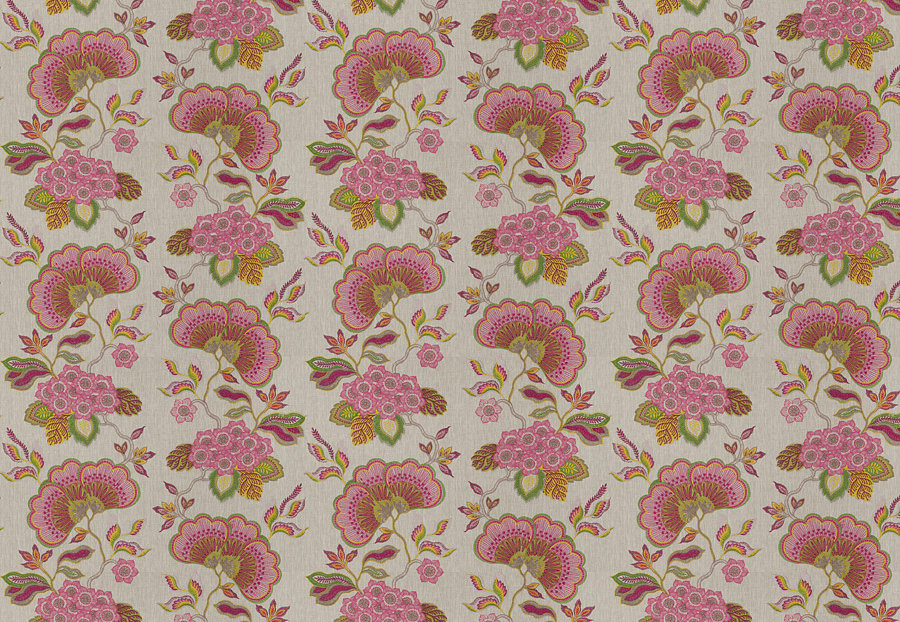 Ткань Stroheim Jardin Peyronnet/Flamingo