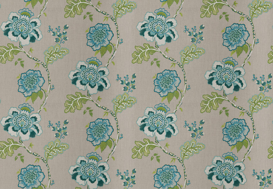 Ткань Stroheim Jardin Bossuet/Peacock