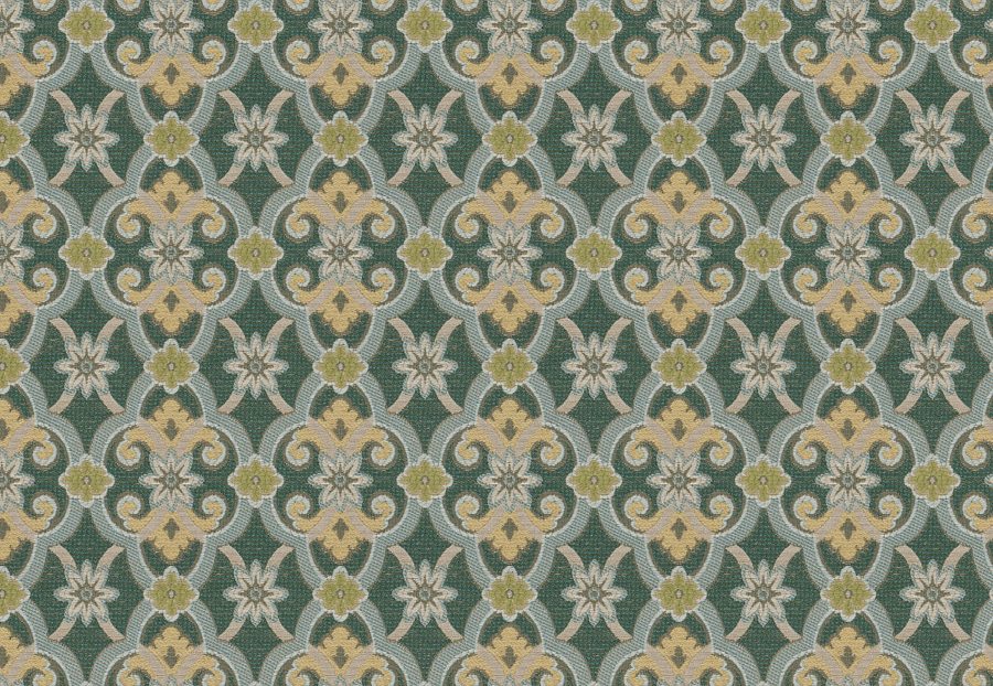 Ткань Stroheim Color Gallery Malachite Rococo/Malachite