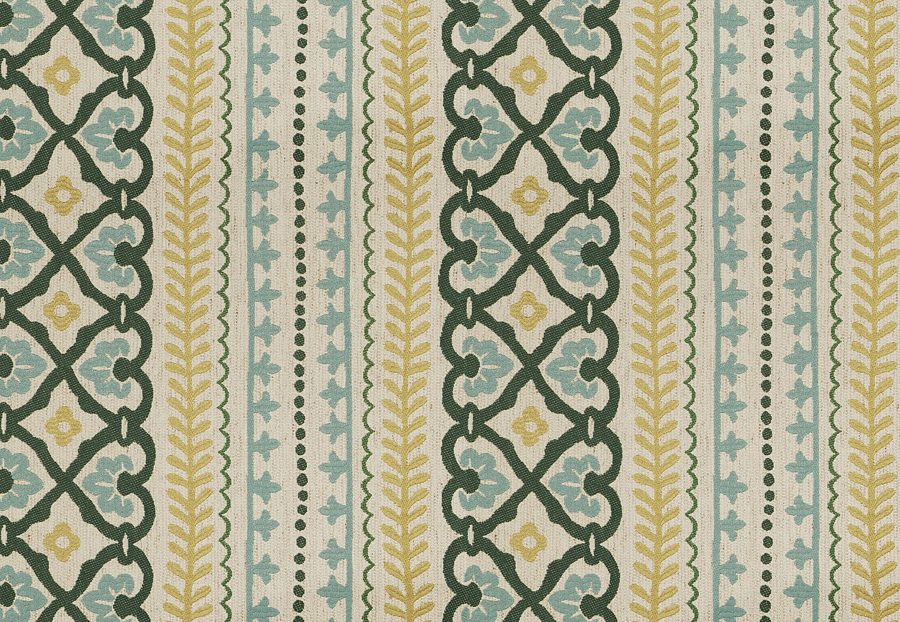 Ткань Stroheim Color Gallery Malachite Wishing gate/Malachite
