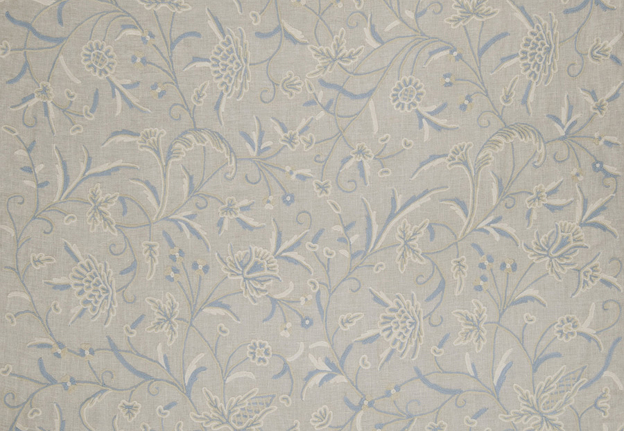 Ткань Stroheim Linen Window Glenville sheer/Slatestone