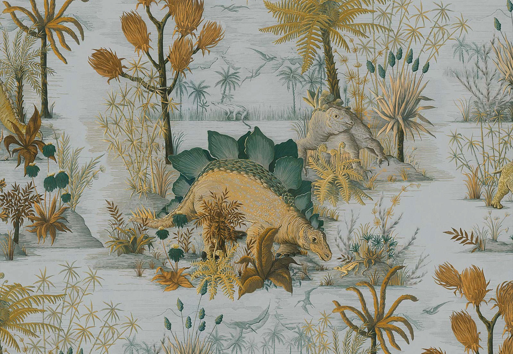 Обои House Of Hackney WII Newness 2018 Dinosauria/Dusk