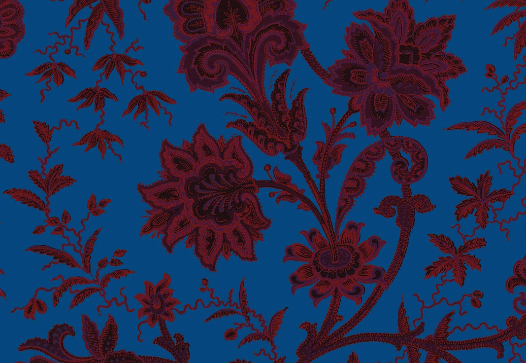 Обои House Of Hackney WII Newness 2018 Indienne/Lapis Blue