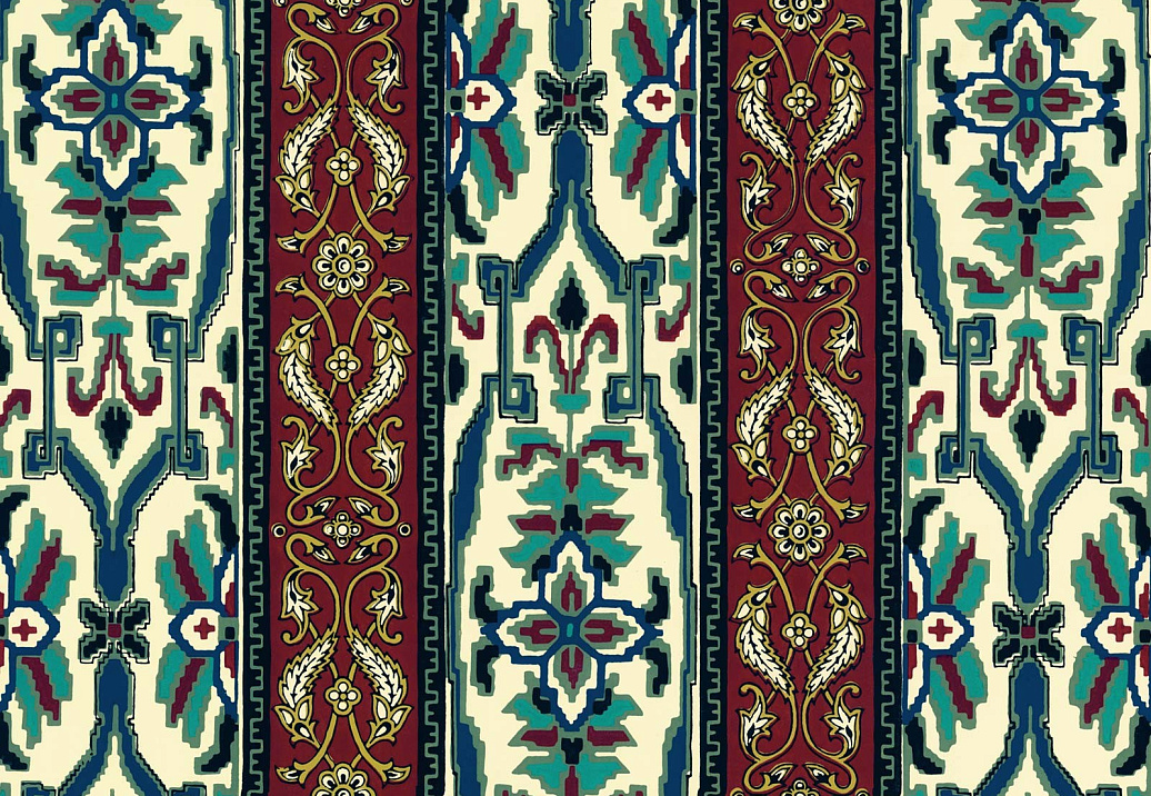 Обои House Of Hackney WII Newness 2018 Mamounia/Burgundy/Teal