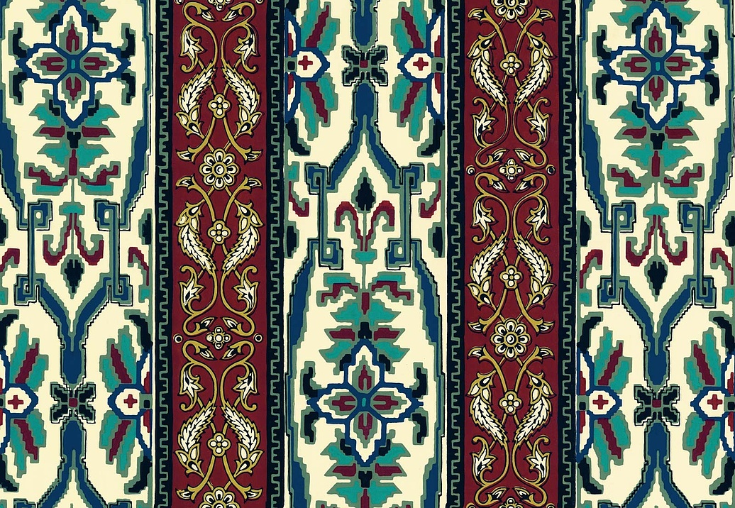 Обои House Of Hackney WII Newness 2018 Mamounia/Burgundy/Teal