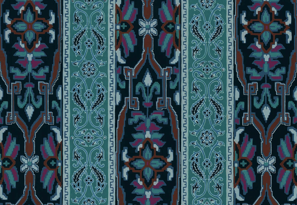 Обои House Of Hackney WII Newness 2018 Mamounia/Midnight/Azurite