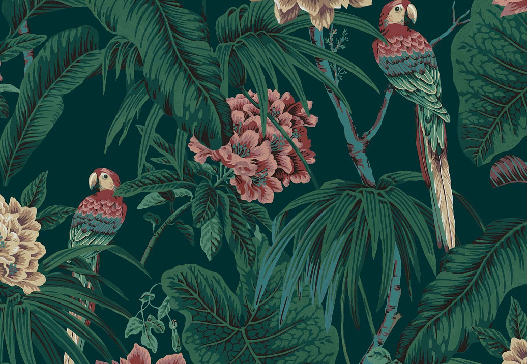 Обои House Of Hackney WII Newness 2018 Paradisa/Spruce Green
