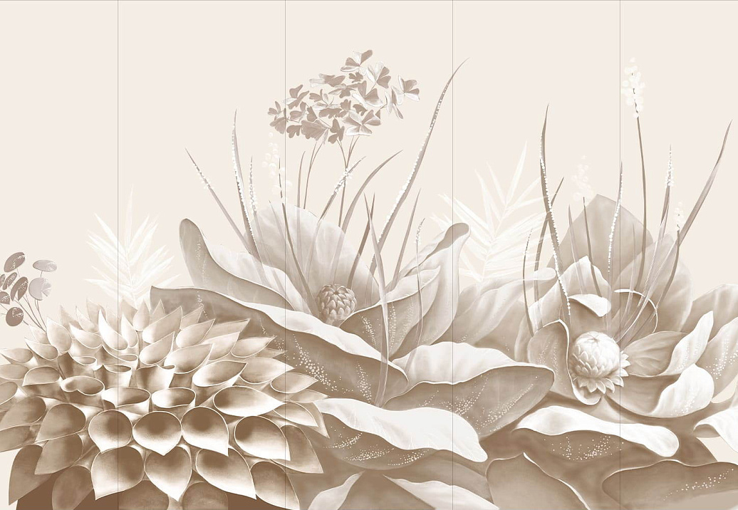 Панно и фотообои Fresq Classic Collection AQ-01-M11-SEPIA
