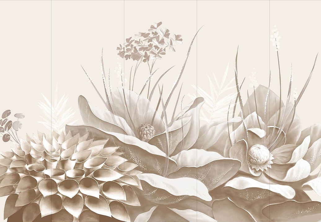Панно и фотообои Fresq Classic Collection AQ-01-M11-SEPIA