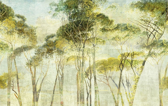 Бельгийские панно и фотообои Khroma, коллекция Wall Designs II, артикул DG2HYM1011