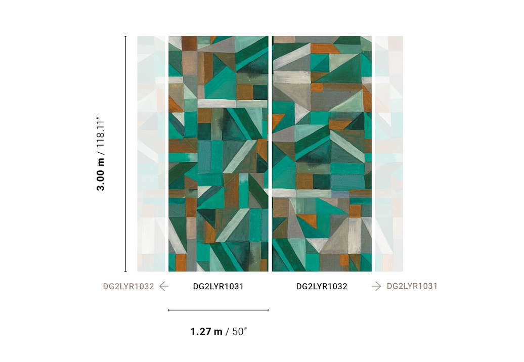 Панно и фотообои Khroma Wall Designs II DG2LYR1032