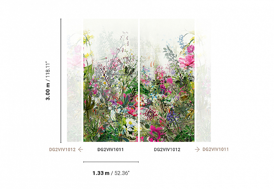 Панно и фотообои Khroma Wall Designs II DG2VIV1012