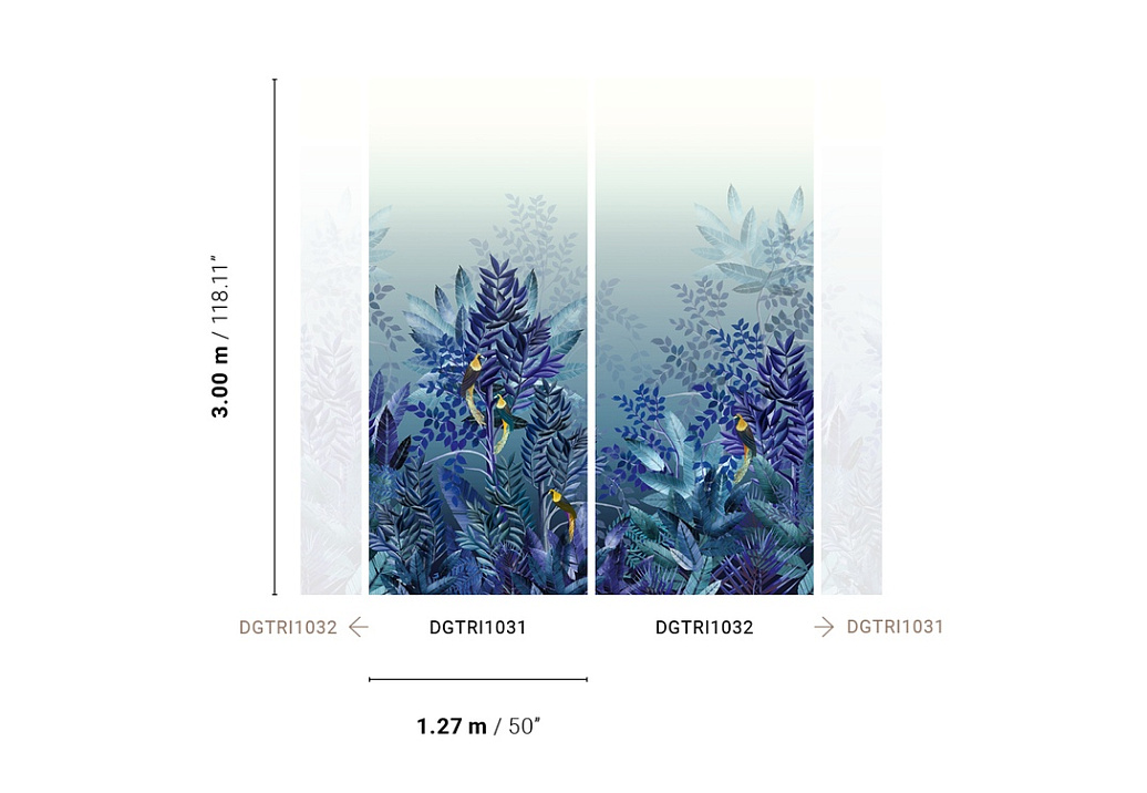 Панно и фотообои Khroma Wall Designs II DGTRI1032