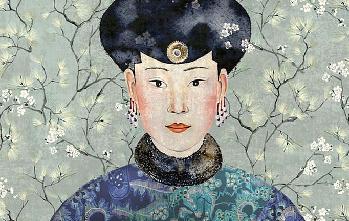 Бельгийские панно и фотообои Khroma, коллекция Kimono (Guy Masureel), артикул DGKIM102