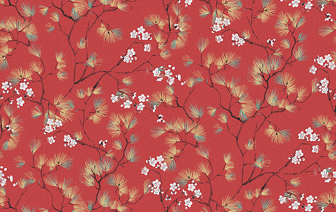 Бельгийские обои Khroma, коллекция Kimono (Guy Masureel), артикул KIM107