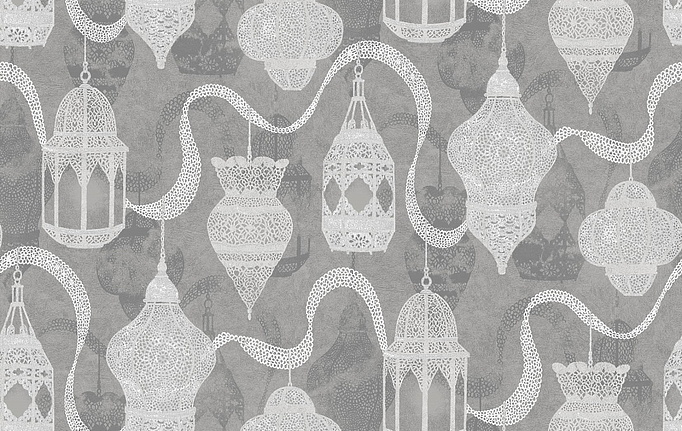 Бельгийские обои Khroma, коллекция 1001 Nights, артикул NIG002