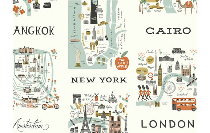 Американские обои York, коллекция Rifle Paper Co, артикул RI5160
