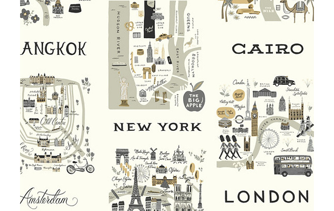 Американские обои York, коллекция Rifle Paper Co, артикул RI5161