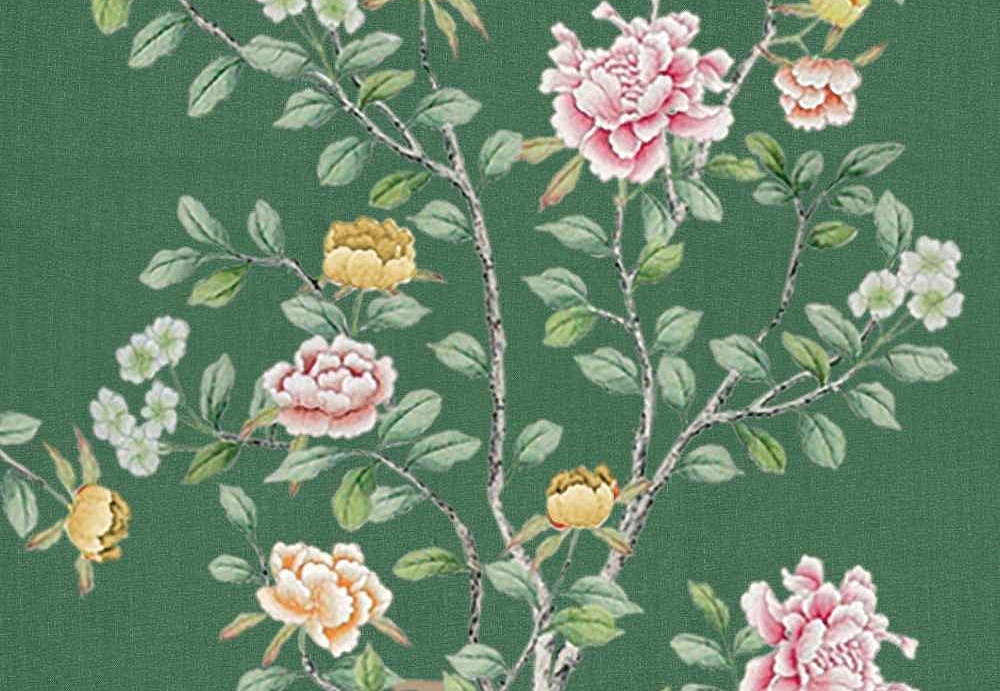 Панно и фотообои Misha China Classic 208A/Forest Green