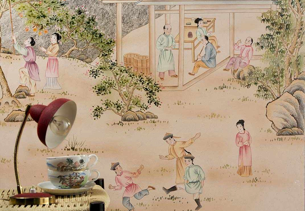 Панно и фотообои Misha China Classic CF3/Rose Zinc