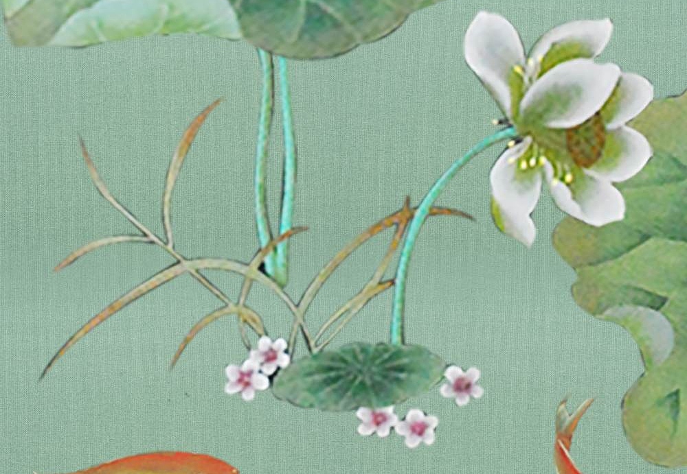 Панно и фотообои Misha China Classic Pond/Verde Antico