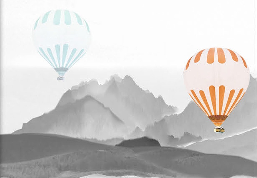 Панно и фотообои Misha Asia Balloons/White