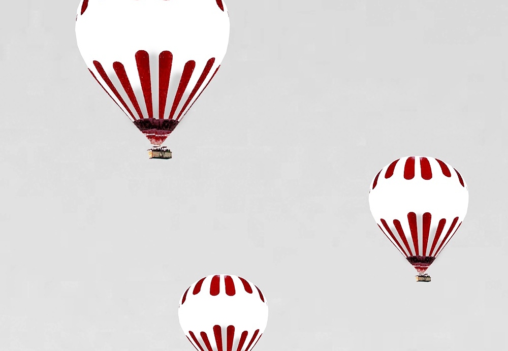 Панно и фотообои Misha Asia Balloons/White2