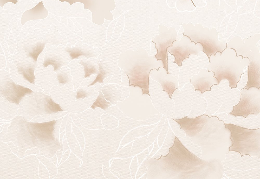 Панно и фотообои Misha Asia Big Peonies/White