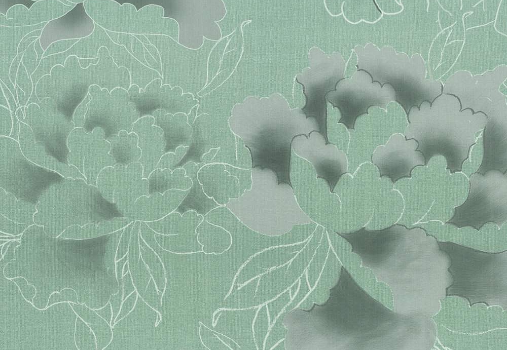 Панно и фотообои Misha Asia Big Peonies/Verde Antico