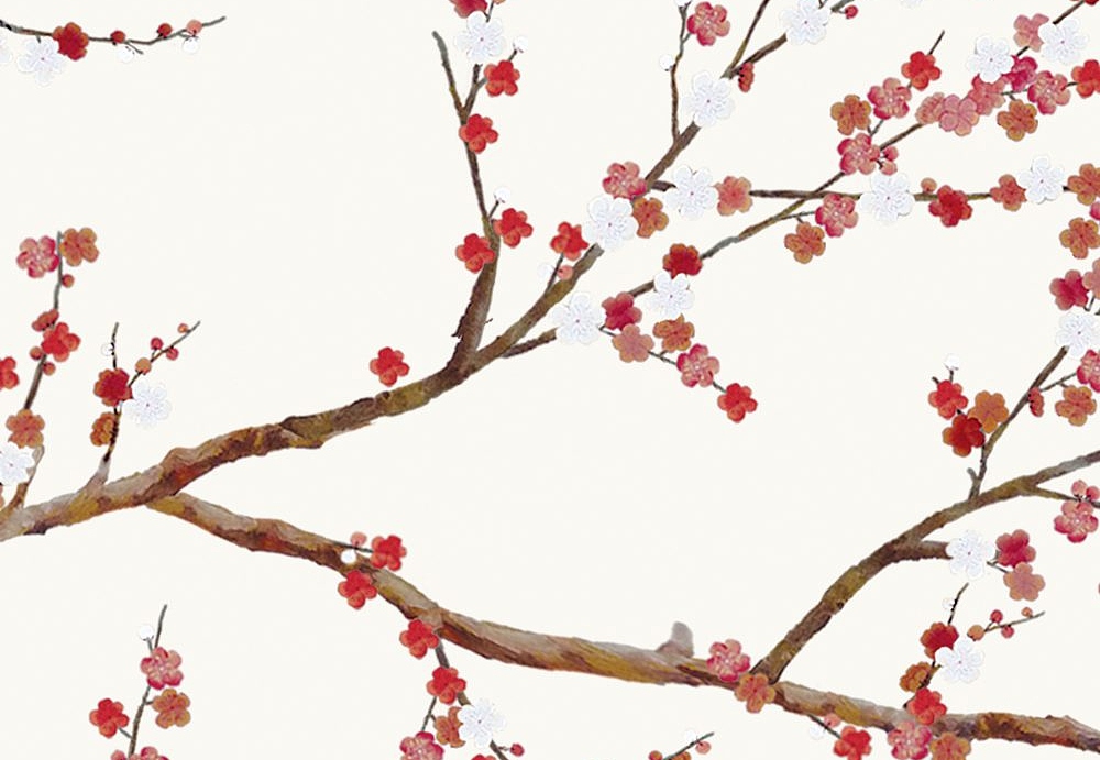 Панно и фотообои Misha Asia Cherry Tree/White