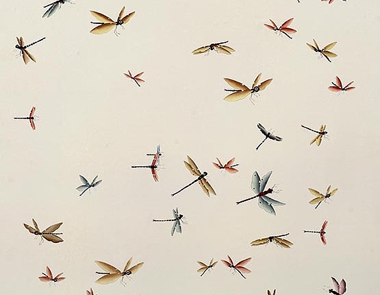 Панно и фотообои Misha Asia Dragonflies/Ivory