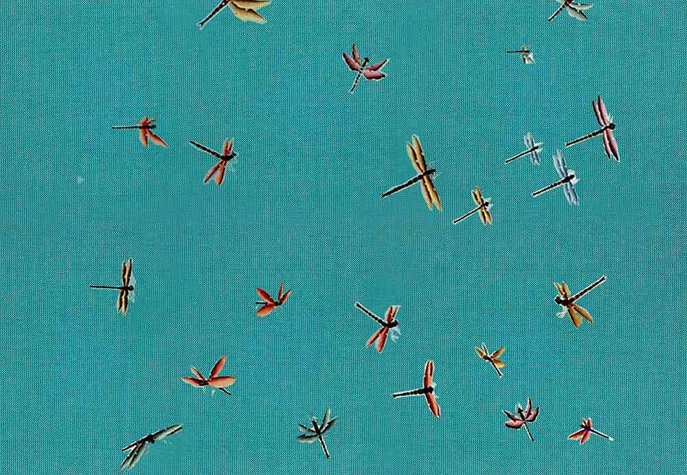 Панно и фотообои Misha Asia Dragonflies/Verde Oltremare
