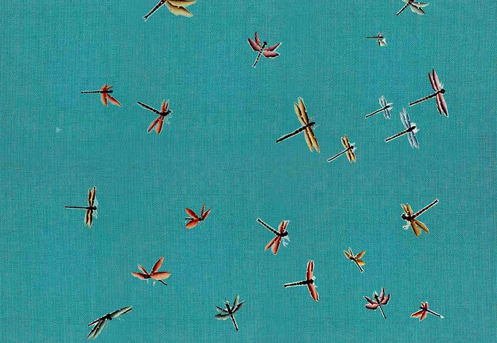 Панно и фотообои Misha Asia Dragonflies/Verde Oltremare