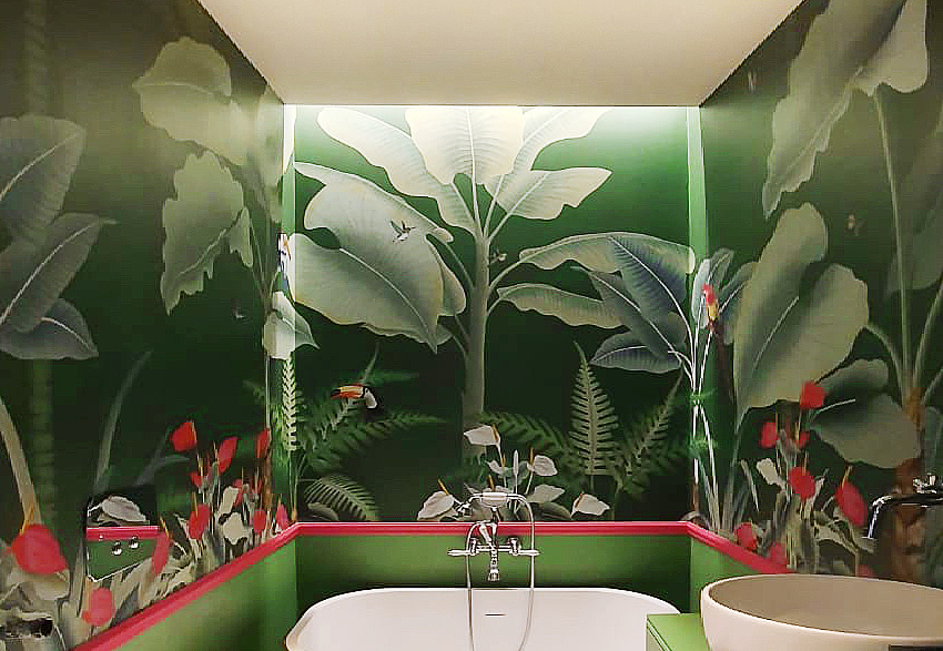 Панно и фотообои Misha Asia Exotic Garden/Bottle Green