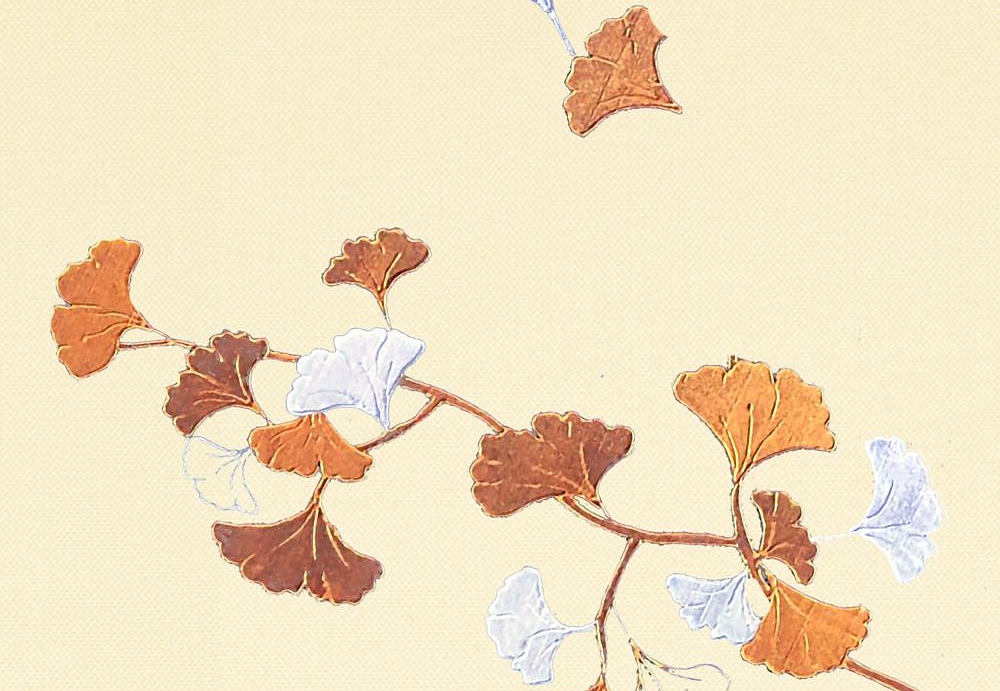Панно и фотообои Misha Asia Ginkgo/Ivory