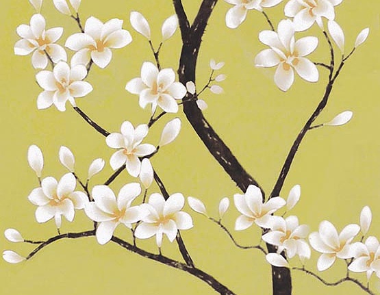 Панно и фотообои Misha Asia Magnolia Tree/Light Green