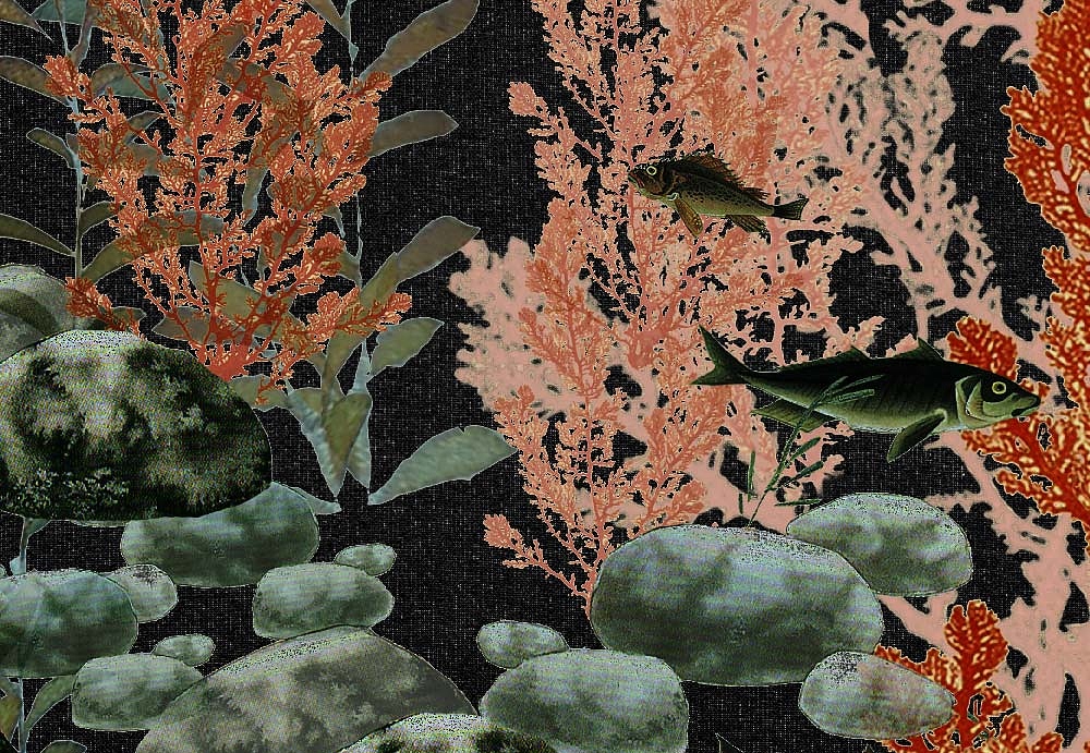 Панно и фотообои Misha Asia Seabed/Black