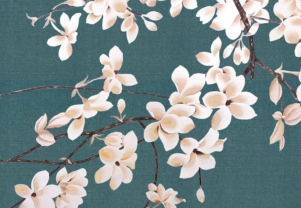 Панно и фотообои Misha Asia White Magnolia/Oriental Blue