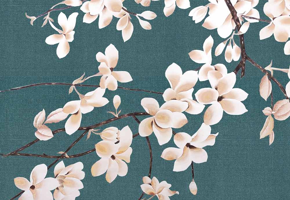 Панно и фотообои Misha Asia White Magnolia/Oriental Blue