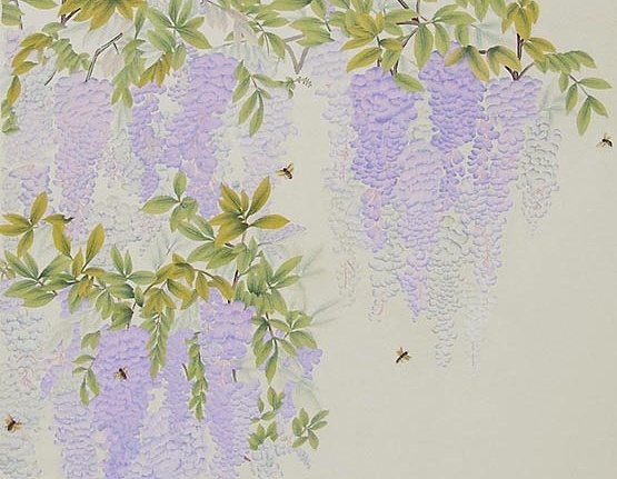 Панно и фотообои Misha Asia Wisteria/Butter