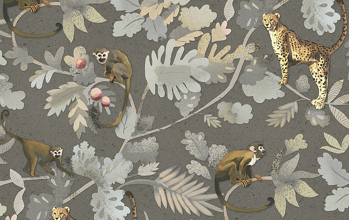 Канадские обои Aura, коллекция Wild Life, артикул MWKG101